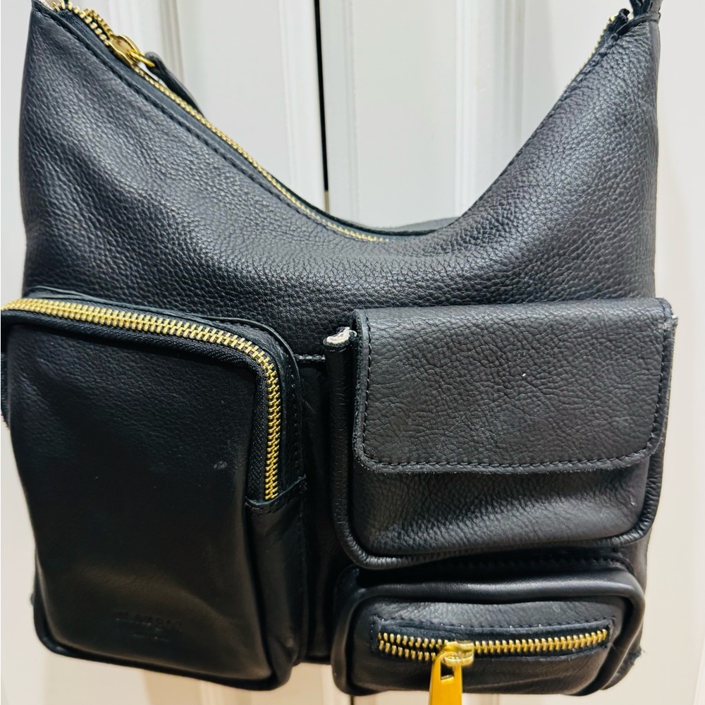 Margot Black Leather Texture